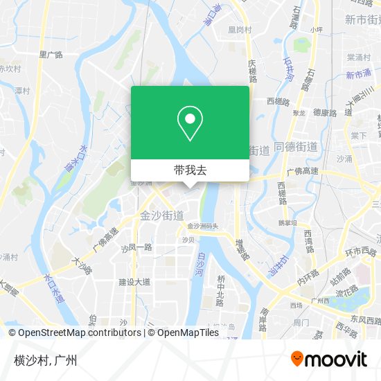 横沙村地图