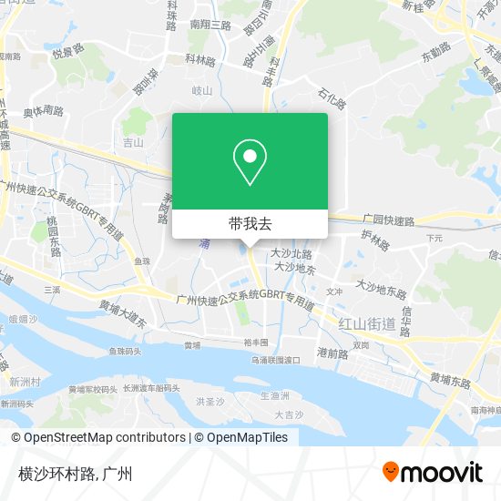 横沙环村路地图