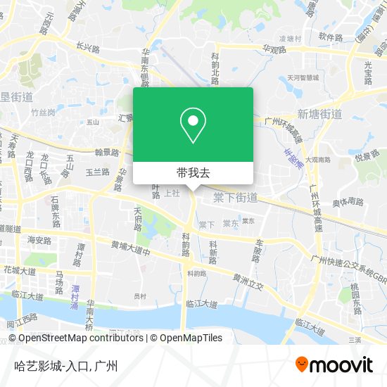 哈艺影城-入口地图