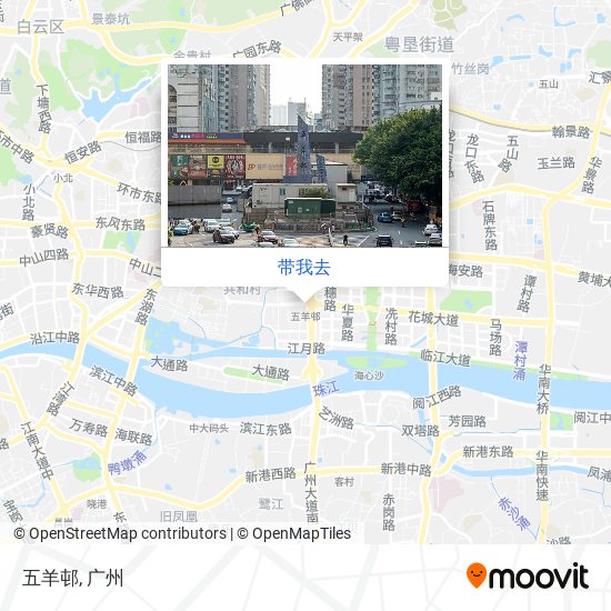 五羊邨地图
