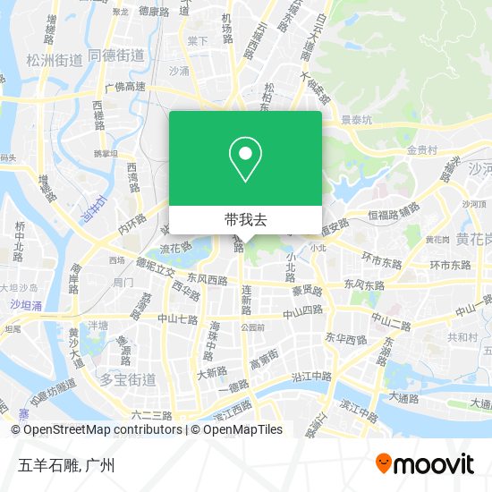 五羊石雕地图