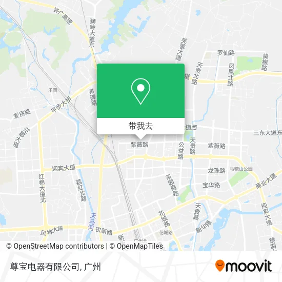 尊宝电器有限公司地图
