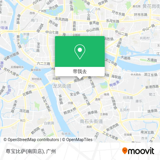尊宝比萨(南田店)地图