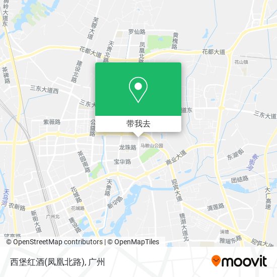 西堡红酒(凤凰北路)地图