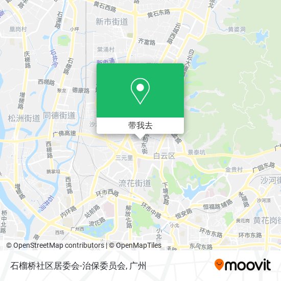 石榴桥社区居委会-治保委员会地图