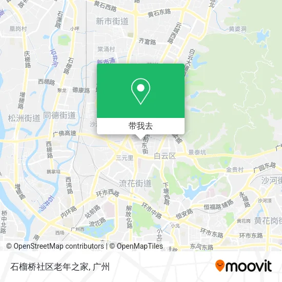 石榴桥社区老年之家地图