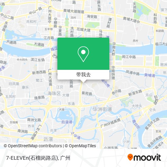 7-ELEVEn(石榴岗路店)地图
