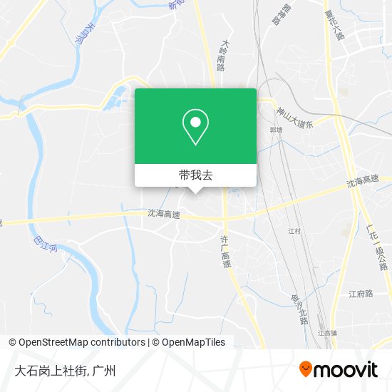 大石岗上社街地图