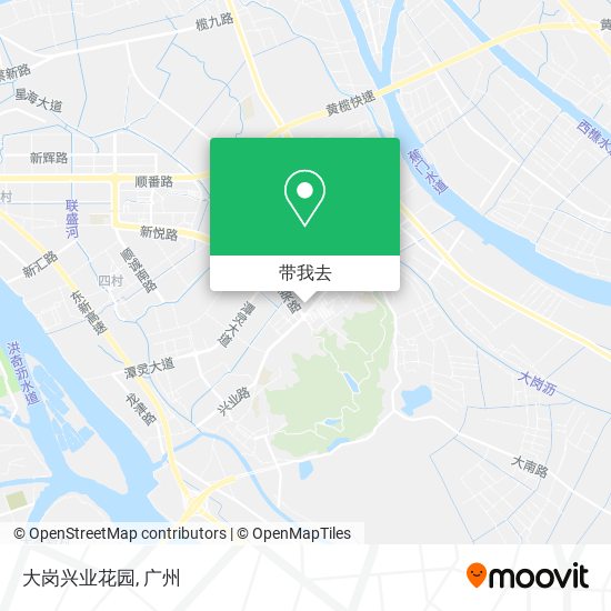 大岗兴业花园地图