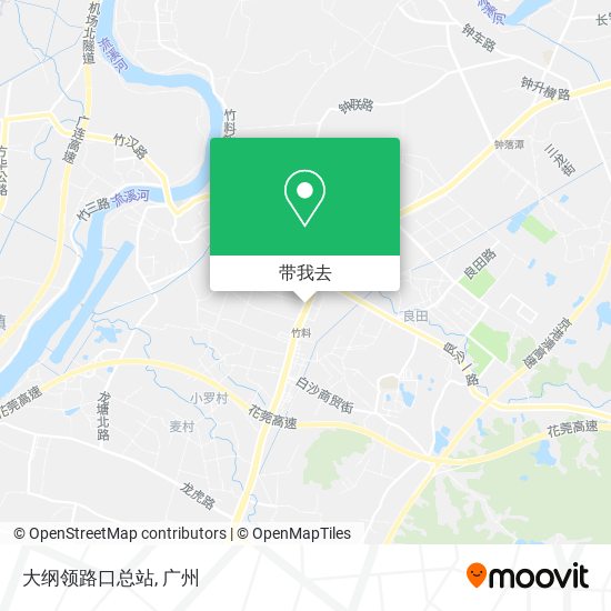 大纲领路口总站地图