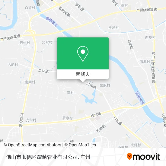佛山市顺德区耀越管业有限公司地图