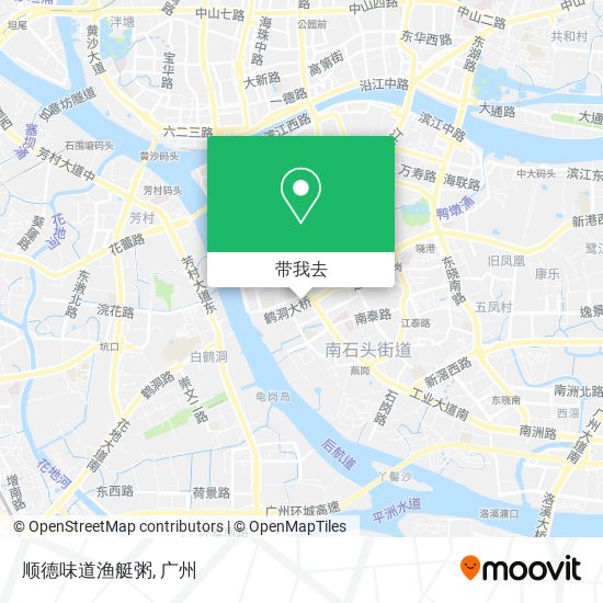 顺德味道渔艇粥地图