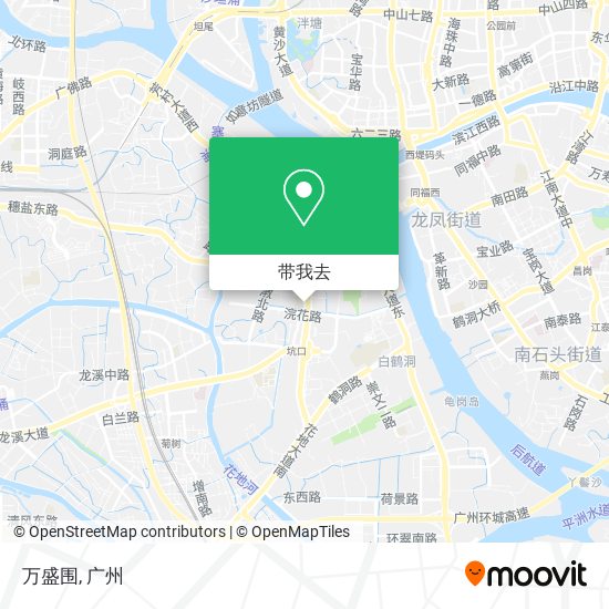 万盛围地图