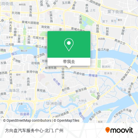 方向盘汽车服务中心-北门地图