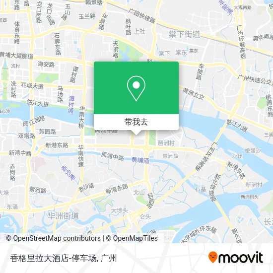 香格里拉大酒店-停车场地图