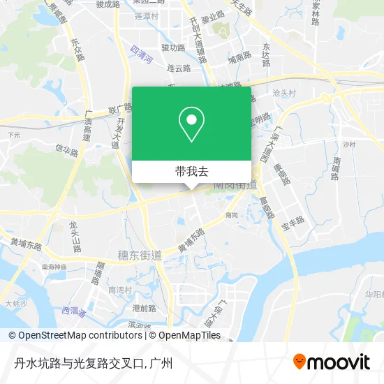 丹水坑路与光复路交叉口地图