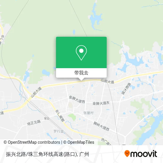 振兴北路/珠三角环线高速(路口)地图