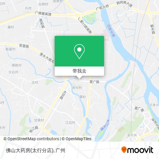 佛山大药房(太行分店)地图