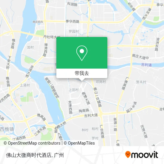 佛山大微商时代酒店地图