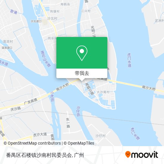 番禺区石楼镇沙南村民委员会地图