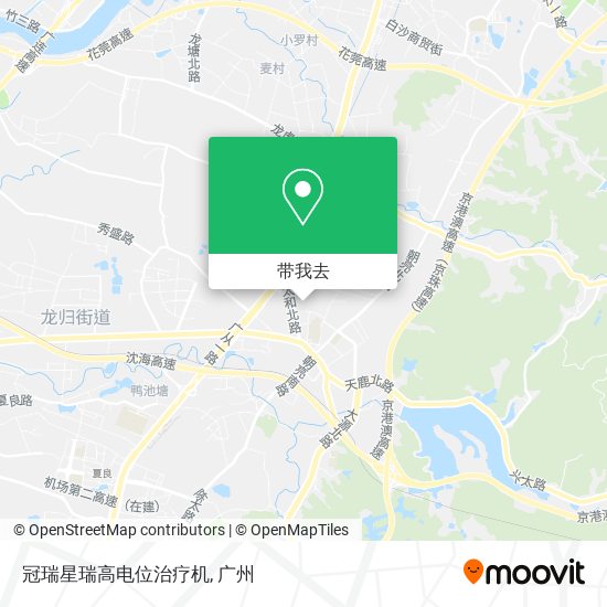 冠瑞星瑞高电位治疗机地图
