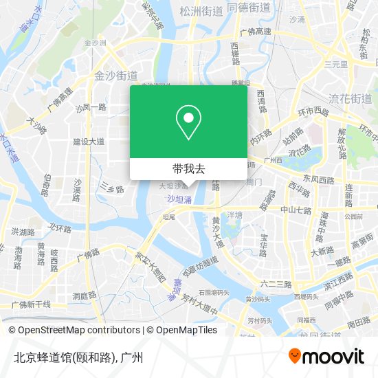 北京蜂道馆(颐和路)地图