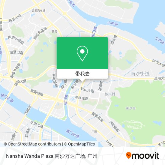 Nansha Wanda Plaza 南沙万达广场地图