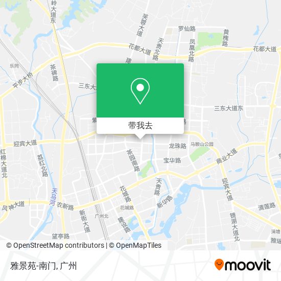 雅景苑-南门地图