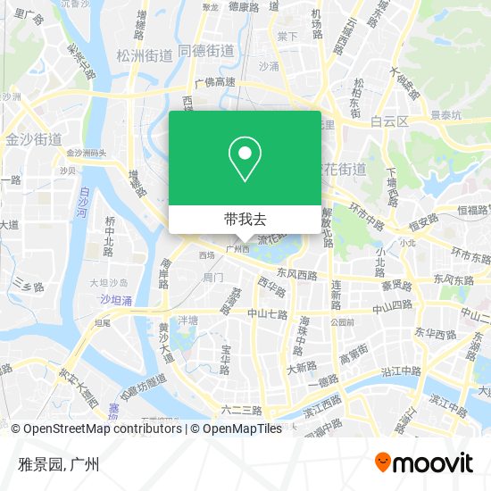 雅景园地图