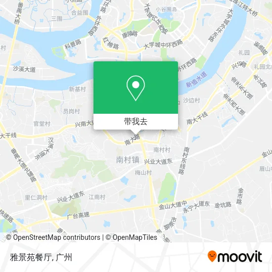 雅景苑餐厅地图