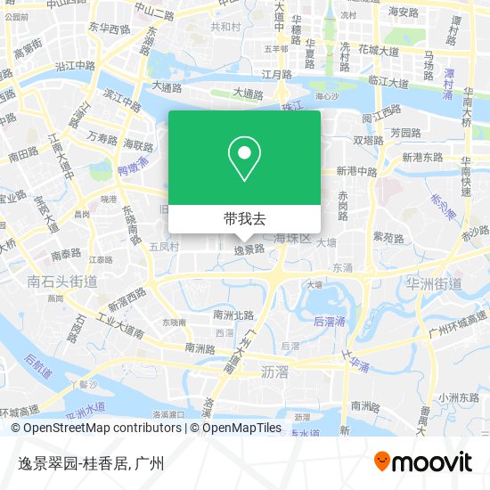 逸景翠园-桂香居地图