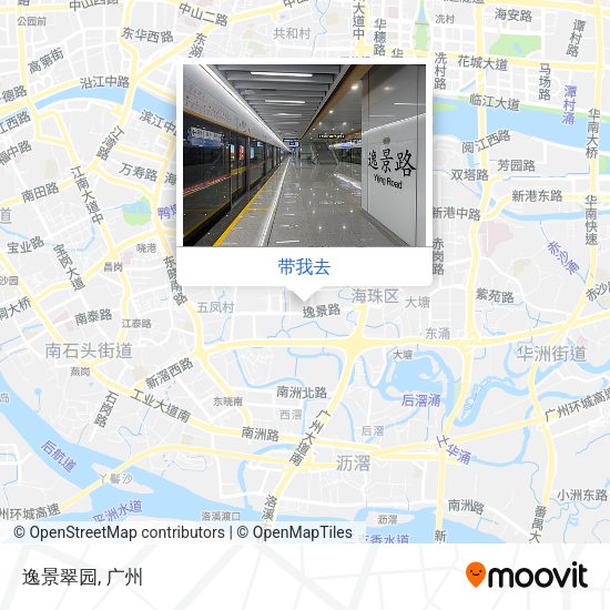 逸景翠园地图