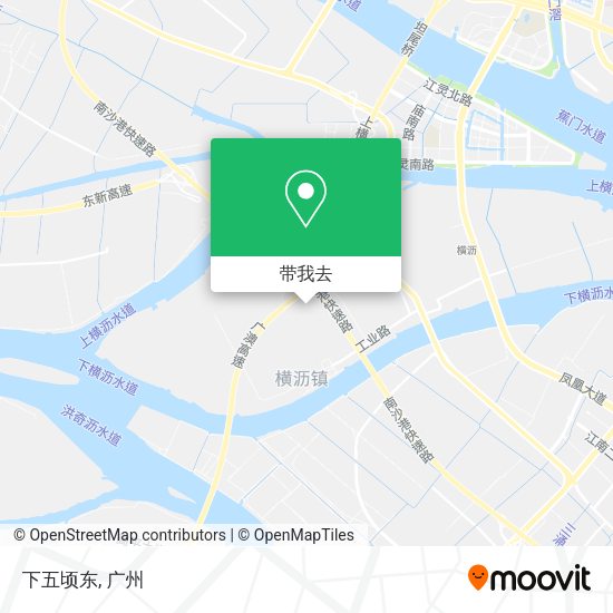 下五顷东地图