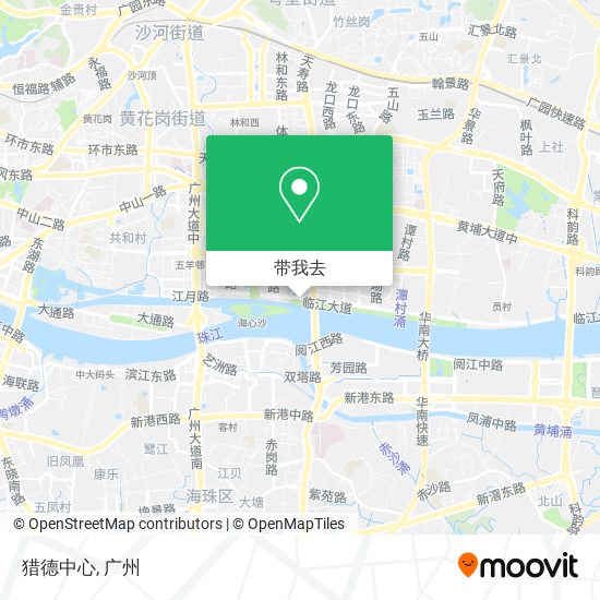 猎德中心地图