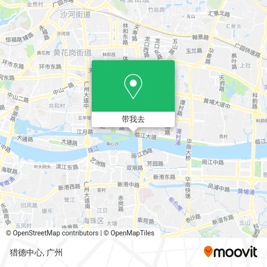 猎德中心地图