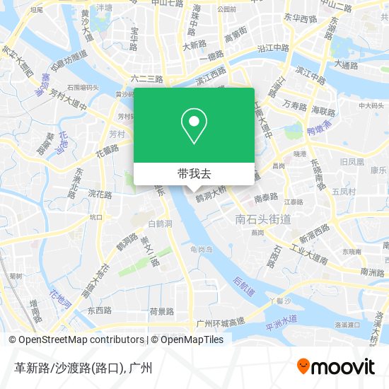 革新路/沙渡路(路口)地图