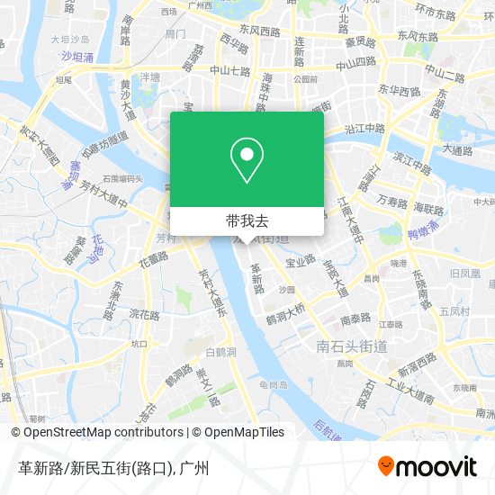 革新路/新民五街(路口)地图