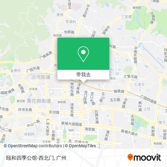 颐和四季公馆-西北门地图
