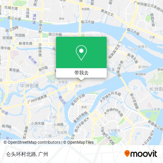 仑头环村北路地图