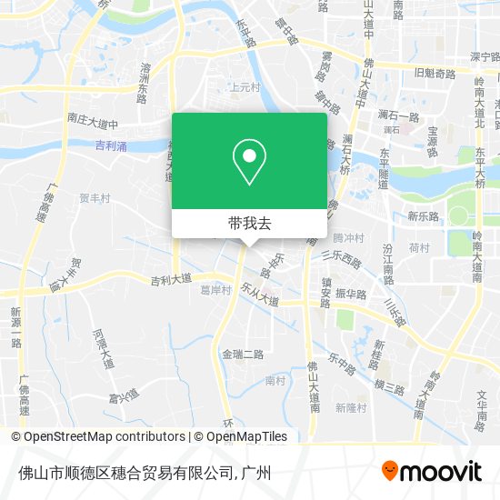 佛山市顺德区穗合贸易有限公司地图