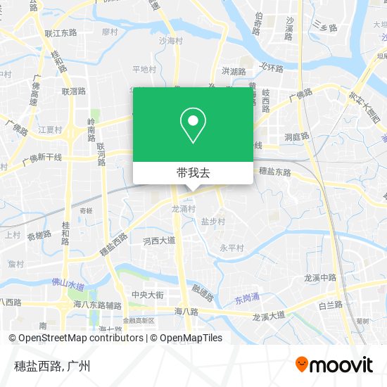 穗盐西路地图