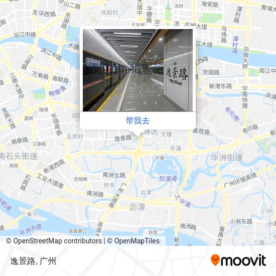 逸景路地图