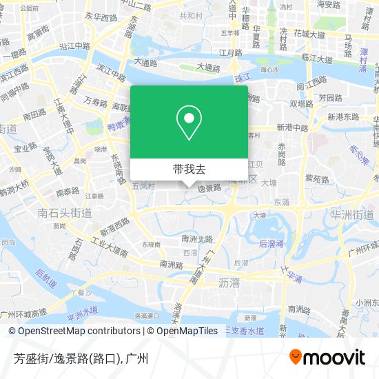 芳盛街/逸景路(路口)地图