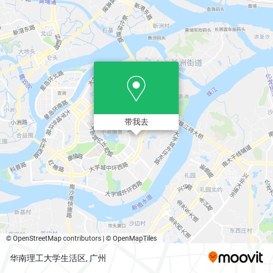 华南理工大学生活区地图
