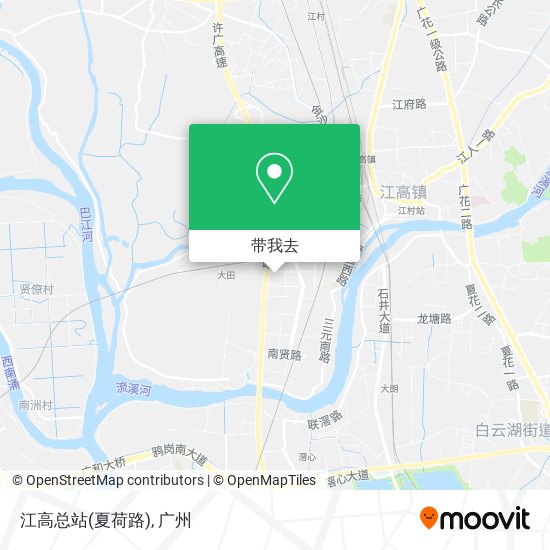 江高总站(夏荷路)地图