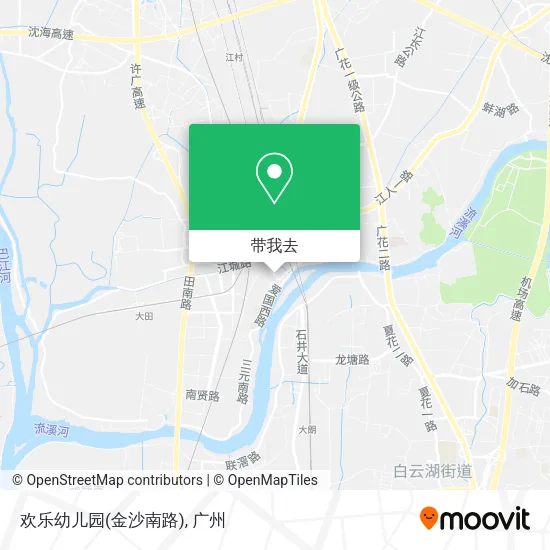 欢乐幼儿园(金沙南路)地图