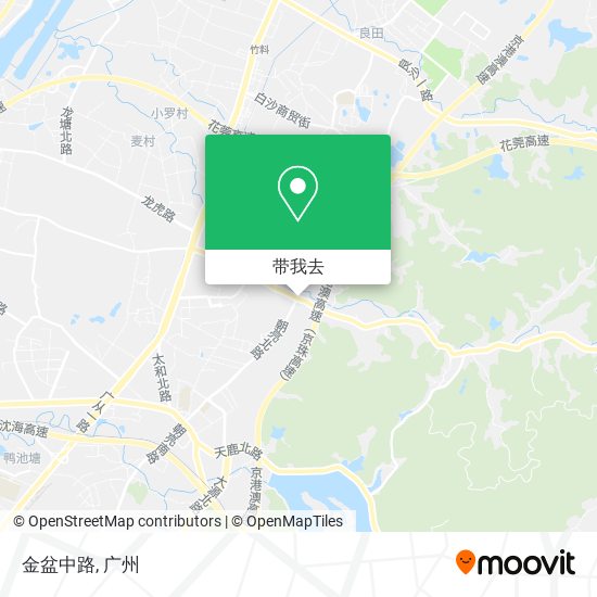 金盆中路地图