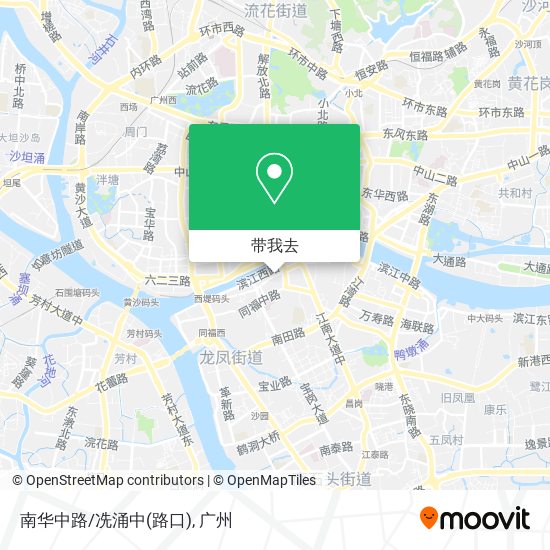 南华中路/冼涌中(路口)地图