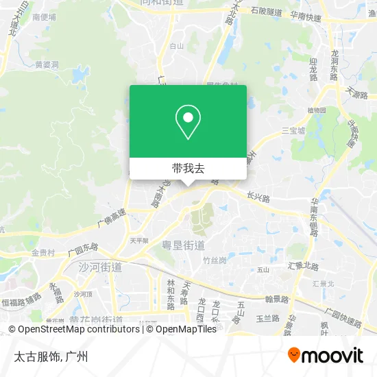 太古服饰地图
