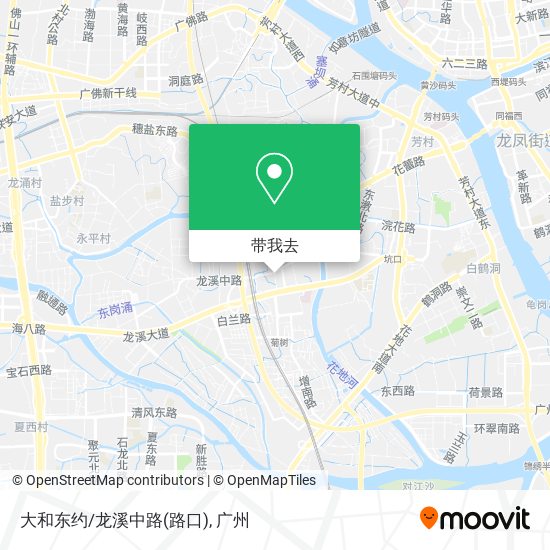 大和东约/龙溪中路(路口)地图
